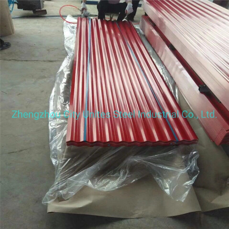 New Design Steel Building Material PPGI Prepainted Corrugated Roofing Sheet